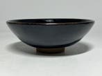 Karatsu-Glazed Tenmoku Tea Bowl by Kazufumi Wada (4th