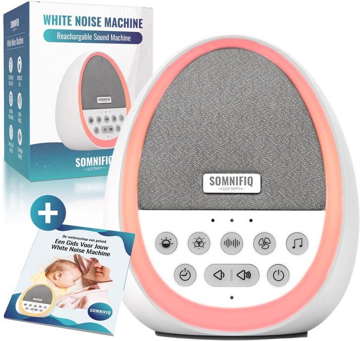 Somnifiq Droomei White Noise Machine - White Noise Baby -, Huis en Inrichting, Lampen | Tafellampen, Nieuw, Verzenden