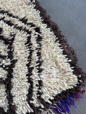 Tapis marocain berbère Beni Ourain en laine - Vloerkleed -