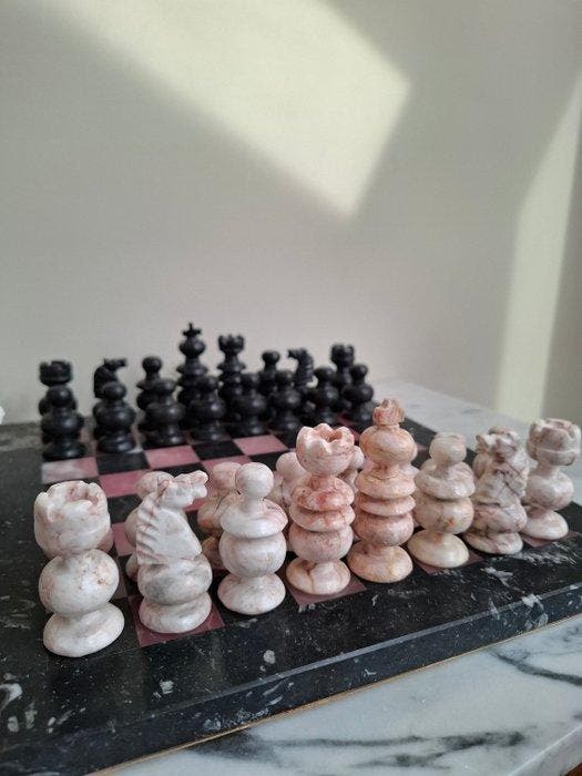 Schaakspel - Marmer, Antiek en Kunst, Curiosa en Brocante