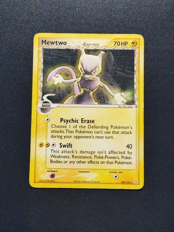 Pokémon - 12 Card - Mewtwo - Blastoise - Golem Holo - Entei, Hobby & Loisirs créatifs