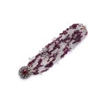 Armband - 15 karaat Geel goud - Victoriaanse garnet-,, Nieuw