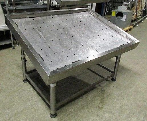 RVS Vistoonbank / Vis Displaytafel – B150 x D110 x H105 cm, Elektronische apparatuur, Koelkasten en IJskasten