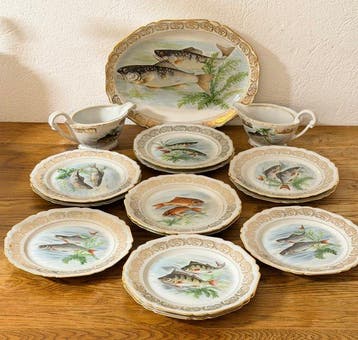 Tafelservies voor 12 (15) - Porselein