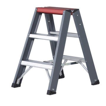 Altrex dubbele trapladder Falco 2×3 treden, Doe-het-zelf en Bouw, Ladders en Trappen, Ophalen of Verzenden, Nieuw, Trap, Minder dan 2 meter