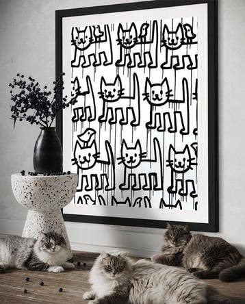 Roger Haus - Cats & Birds III - XL