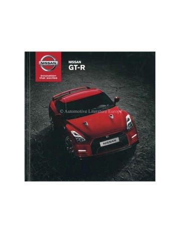 2015 NISSAN GTR HARDCOVER BROCHURE DUITS, Nieuw