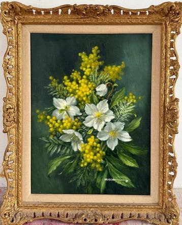 Elizabeth Bridge (1912-1996) - A still life of flowers - No