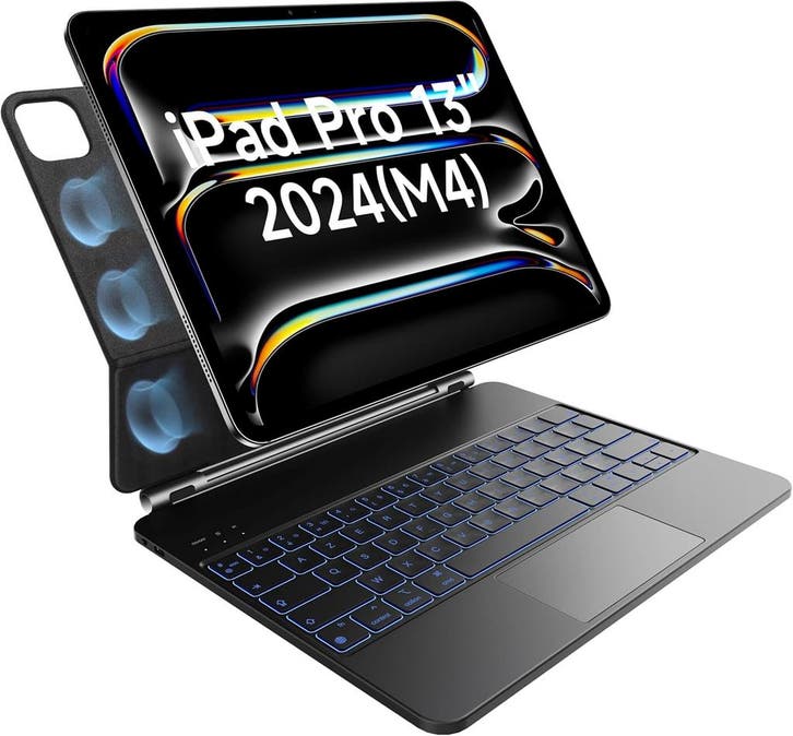 Magic Keyboard iPad Pro 13 (M4) Zwart | Tweede kansje, OP=OP, Computers en Software, Overige Computers en Software, Nieuw, Verzenden