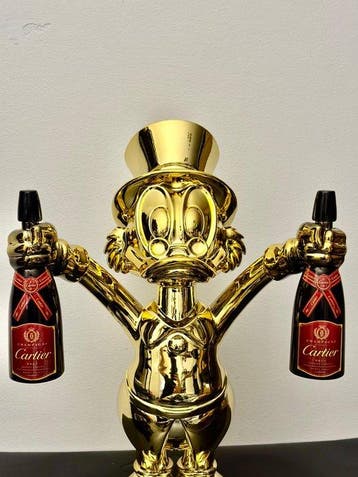 GF Exclusives - Cartier Champagne Bottle Duck