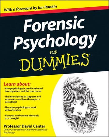 Forensic Psychology For Dummies 9781119976240, Verzenden, David V. Canter