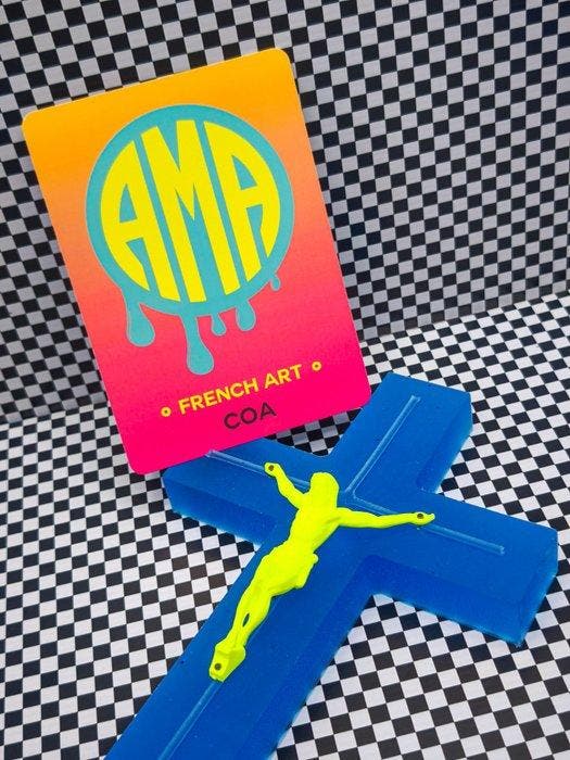 AMA • Pope (1985) - Neon Paradise, Antiek en Kunst, Kunst | Designobjecten