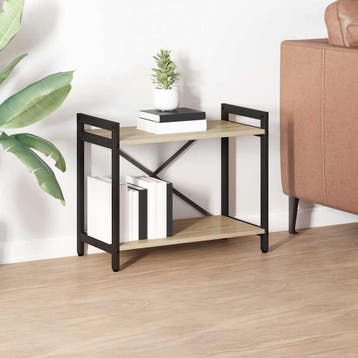 vidaXL Boekenplank 60 x 30 x 50 cm Bewerkt hout Sonoma Eik, Verzenden