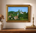 French School (XX) - Village français, Antiquités & Art, Art | Peinture | Classique