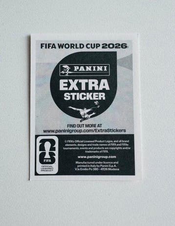 2026 Panini World Cup Cristiano Ronaldo Extra Sticker Bronze, Nieuw
