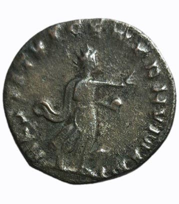 Romeinse Rijk. Valeriaan I (253-260 n.Chr.). Antoninianus, Postzegels en Munten