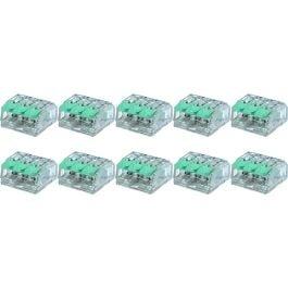 Lasklem Slim Set 10 Stuks - 3 Polig Klemmen voor LED Toebeho, Verzenden