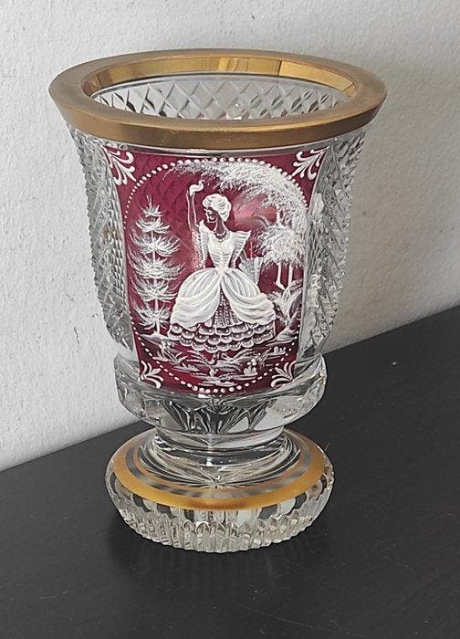 Val Saint Lambert - Vaas - Kristal, Antiquités & Art, Curiosités & Brocante
