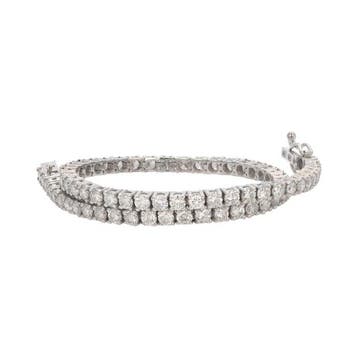 Sans prix de réserve - Bracelet - 14 carats Or blanc -, Handtassen en Accessoires, Antieke sieraden