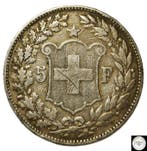 Zwitserland. 5 Francs 1889 (Zonder minimumprijs)