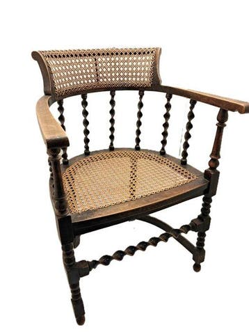 Chaise - Bois, Rotin - Chaise de bureau de style Thonet