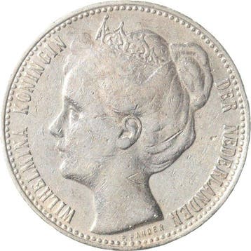 Nederland. Wilhelmina. 1 Gulden 1898 (Zonder minimumprijs)
