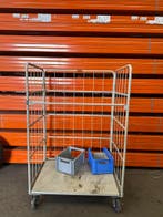 chariot entrepot container roll