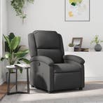 Fauteuil leer grijs | Retour Deal | 52% Korting NU!, Minder dan 50 cm, Verzenden, Minder dan 75 cm, Nieuw