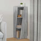 vidaXL Zijplank Grijs Sonoma 33 x 32 x 100,5 cm Bewerkt hout, Huis en Inrichting, Verzenden, Nieuw