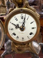 Pendule de cheminée - Imperial - Laiton - 1970-1980, Antiquités & Art