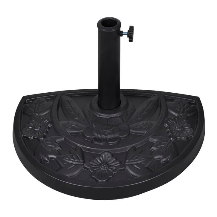 vidaXL Parasolvoet halfrond hars, Tuin en Terras, Parasols, Nieuw, Verzenden