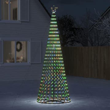 vidaXL LED-kerstboom 688 LEDs kleurrijk 300 cm, Verzenden, Nieuw