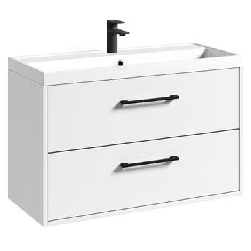 Badkamermeubel Florence 01 80 x 40 cm – Hoogglans Wit, Verzenden, Nieuw
