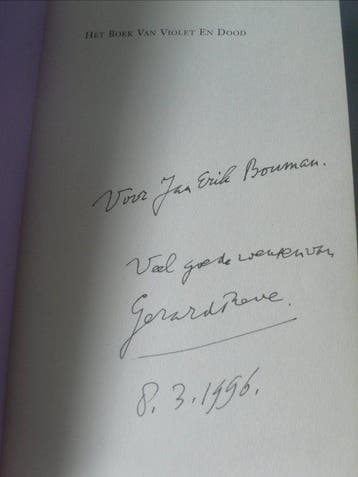 Gesigneerd met opdracht: Gerard Reve - Het Boek Van Violet