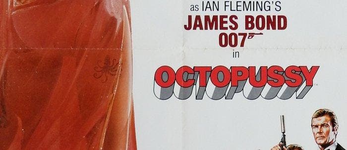 James Bond 007 - Roger Moore - Octopussy - US advance, Collections, Cinéma & Télévision