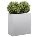 vidaXL Plantenbak 80x40x80 cm gegalvaniseerd staal, Verzenden, Nieuw