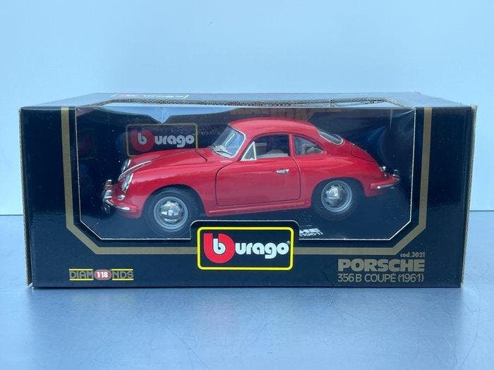 Bburago 1:18 - Model sportwagen - Porsche 356 B Coupé -, Hobby & Loisirs créatifs, Voitures miniatures | 1:5 à 1:12