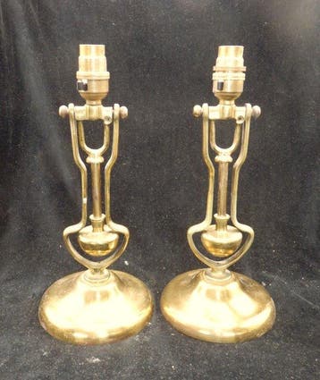 Decorative ships lamp (2) - 2 anciennes lampes de navire à, Antiek en Kunst