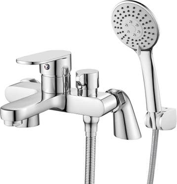 Luxe badset chroom -40% | Retour deal: weg = pech!, Huis en Inrichting, Verzenden, Zo goed als nieuw, Met douche