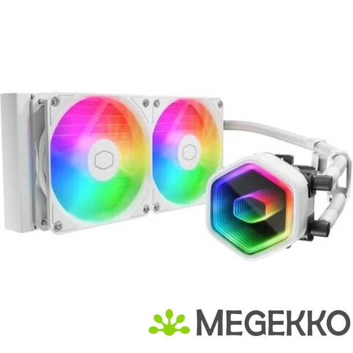 Cooler Master MasterLiquid 240 Core II ARGB White, Informatique & Logiciels, Refroidisseurs d'ordinateur, Envoi