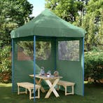 vidaXL Partytent Groen 200 x 200 x 306 cm Oxford Stof, Verzenden, Nieuw