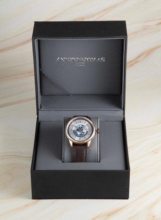 Antoine Nicolas 1986 - Roma Automatic GMT - Zonder, Handtassen en Accessoires, Horloges | Heren