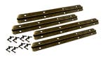 Set van 4 pianoscharnieren (brons, 175x17x1,2 mm, inclusief, Verzenden, Nieuw