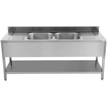 Spoeltafel | Midden | Bodemschap | Demontabel |, Zakelijke goederen, Horeca | Keukenapparatuur, Verzenden, Nieuw in verpakking