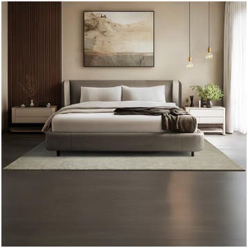 Kortpolig vloerkleed Soft Zone - 160 x 230 cm, zandkleur, Verzenden, Nieuw