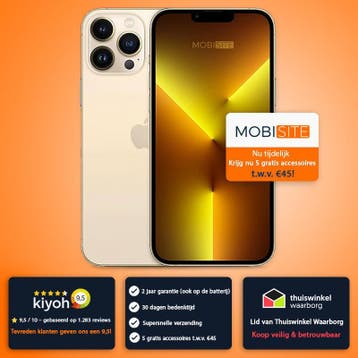 iPhone 13 Pro 128 GB - 4 Gratis Accessoires – Accu tot 100%, Verzenden, Zo goed als nieuw, IPhone 13 Pro, Zonder simlock