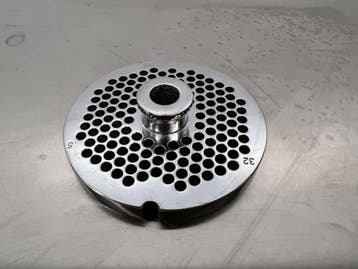 HCB RVS Plaat voor gehaktmolen maat 32 5 mm 230V Slagerij, Ophalen of Verzenden