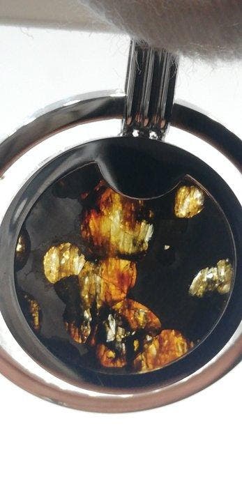 Pendentif météorite Brenham. Météorite de pierre-fer - 10.13, Collections
