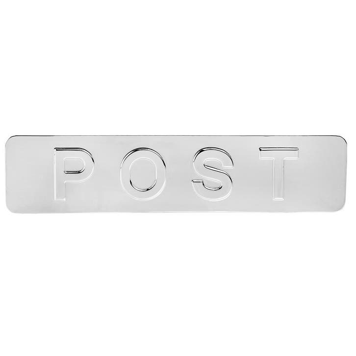 Front voor Homebox buitenklep glanzend nikkel - Mooi Deur..., Doe-het-zelf en Bouw, Hang- en Sluitwerk, Overige typen, Nieuw, Koper of Messing