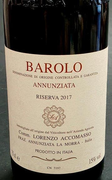 2017 Lorenzo Accomasso, Barolo Annunziata Riserva - Barolo, Nieuw